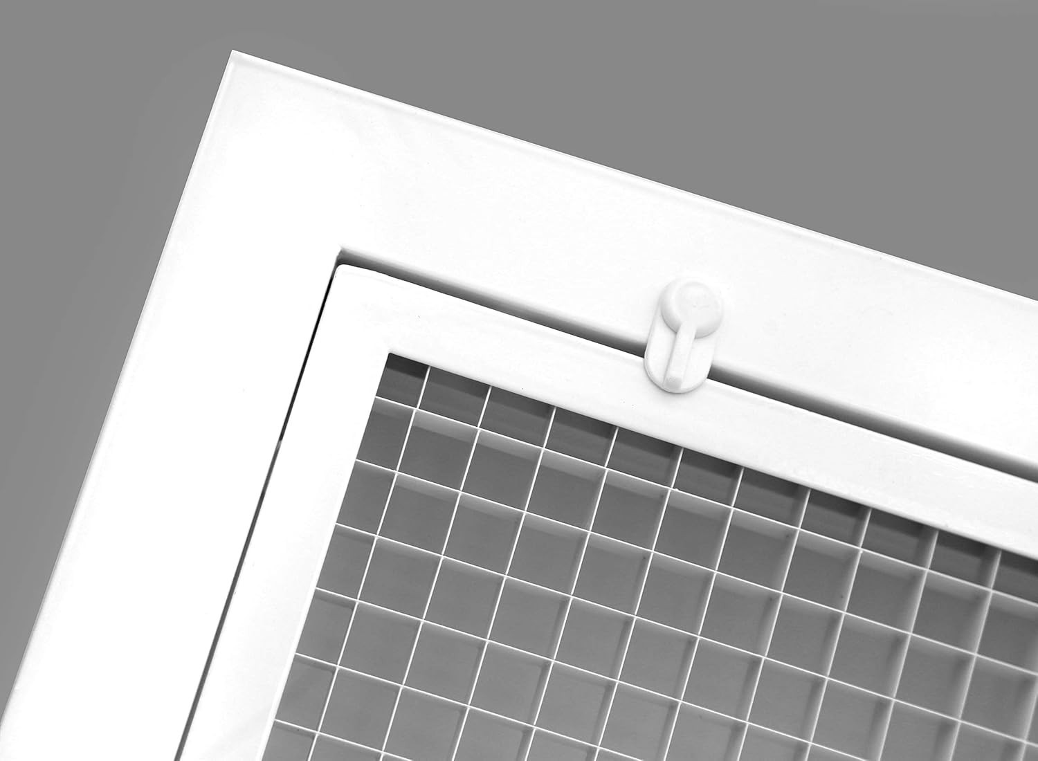 HVAC Premium 18×18″ Cube Core Eggcrate Return Air Filter Grille White Heavy Duty