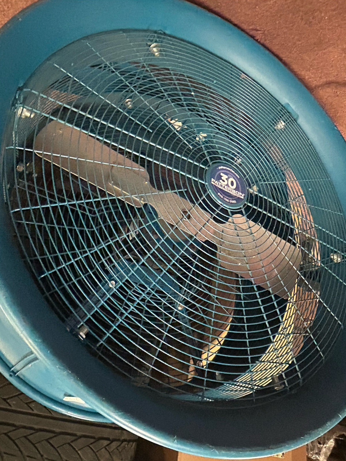 Patterson 30″ High Velocity Circulation Fan 12,000 CFM 230/460v 3 Phase H30B-CS