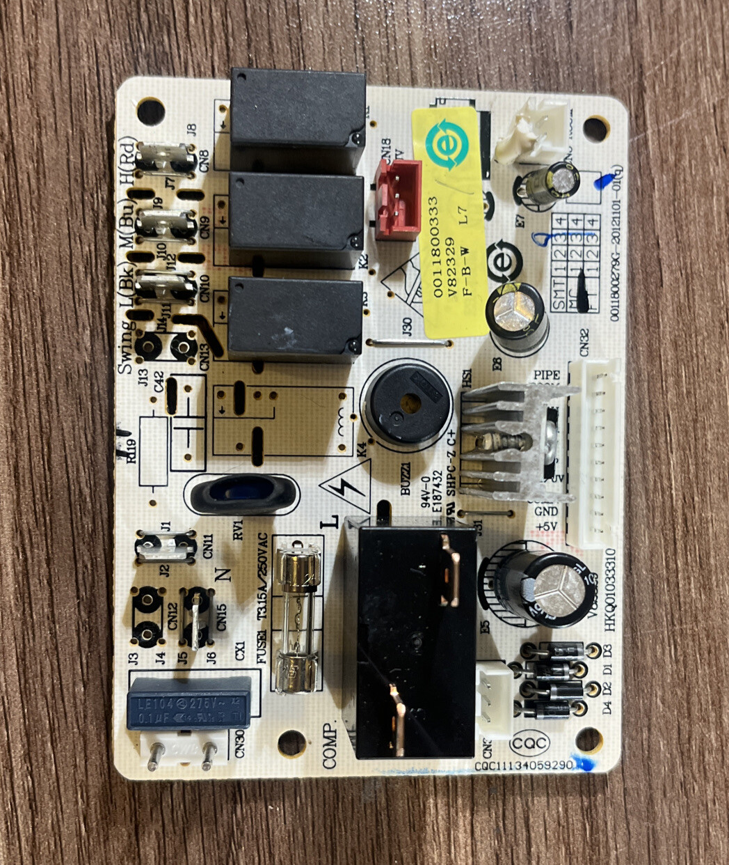 Genuine OEM GE ac model: AHTK08AAW1 Power Supply Board 0011800333
