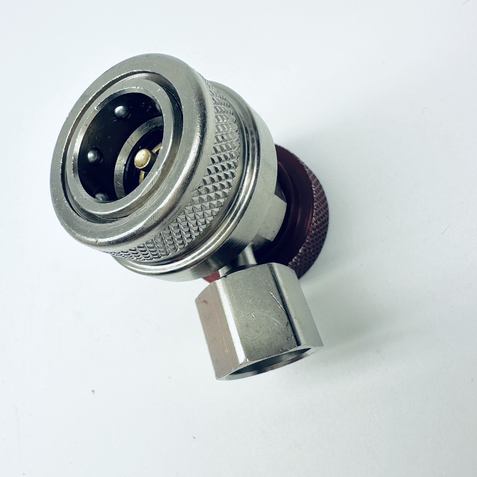 Parker RC01C-003 Quick Coupler Automotive Service Connector, Red, Female