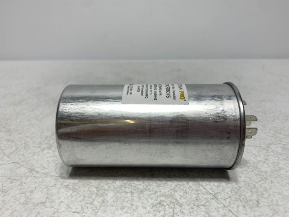 Titan Pro TRCFD6075 Motor Run Capacitor 60+7.5uF 440/370V Round