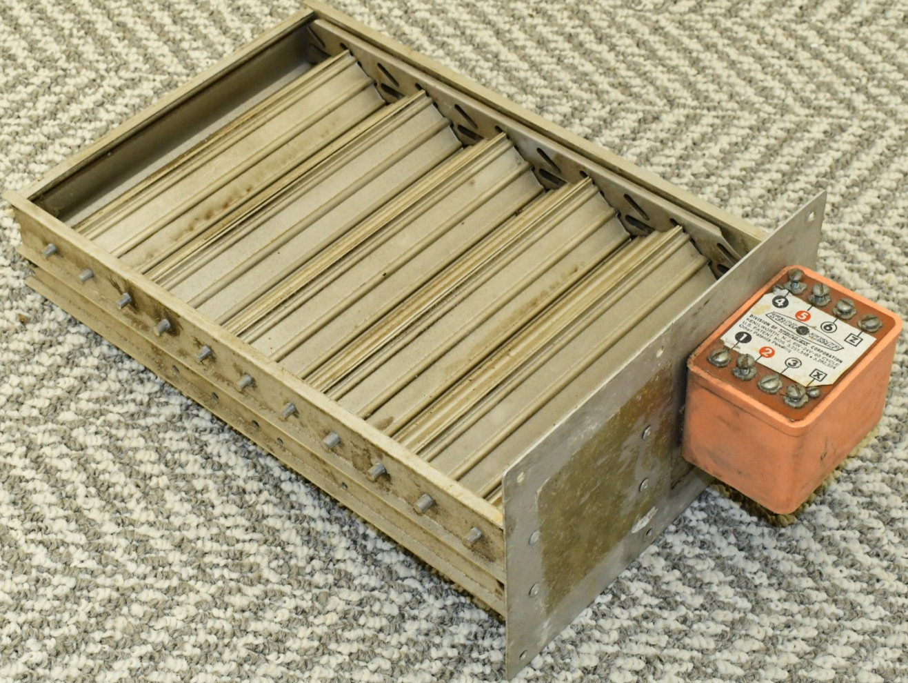 Vintage Trolex TROL-A-TEMP Damper 12×8 Trolatemp Zone 12″ x 8″ Automatic Shutter