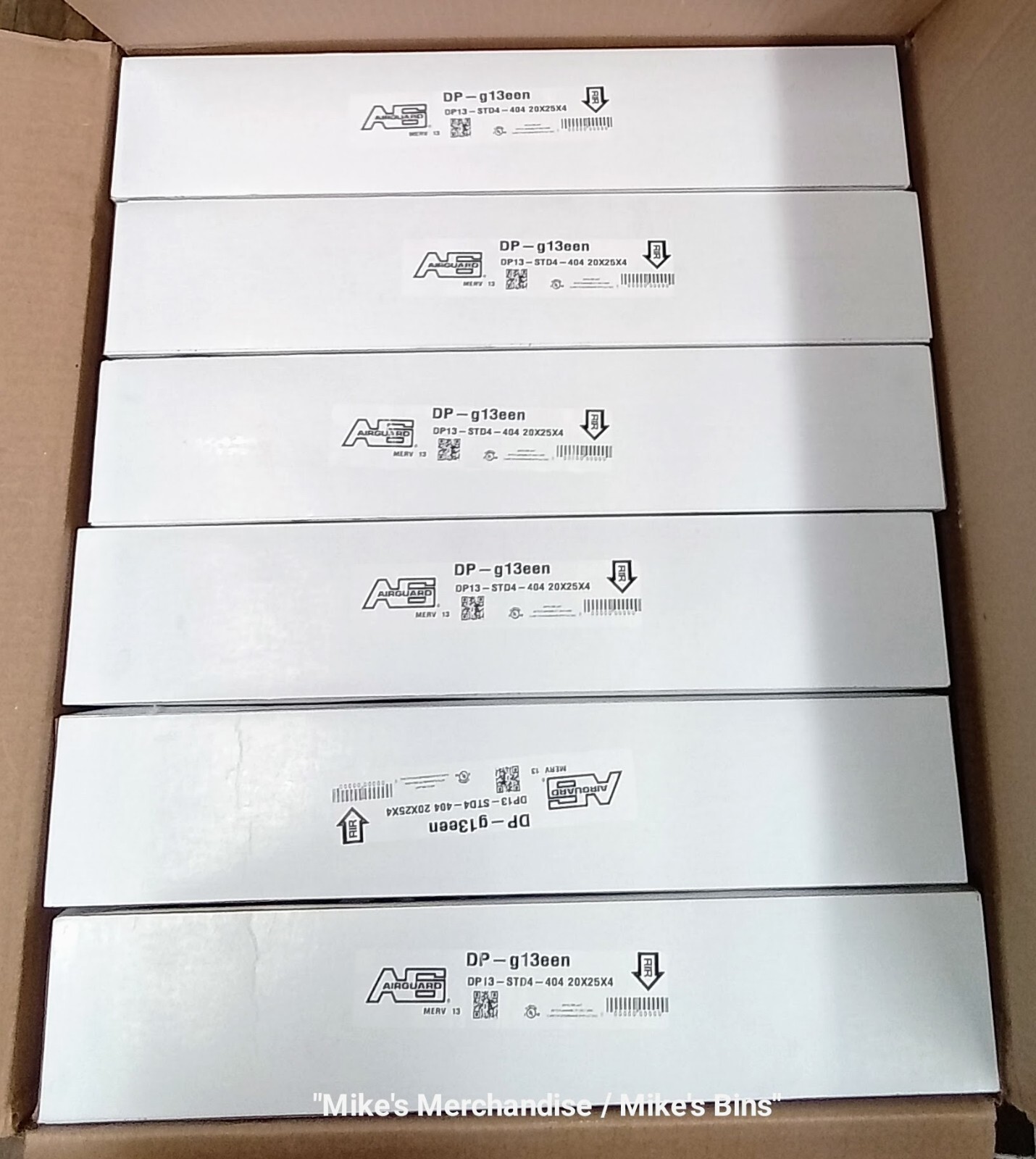 Airguard DP-13-STD4-404 20x25x4 MERV 13