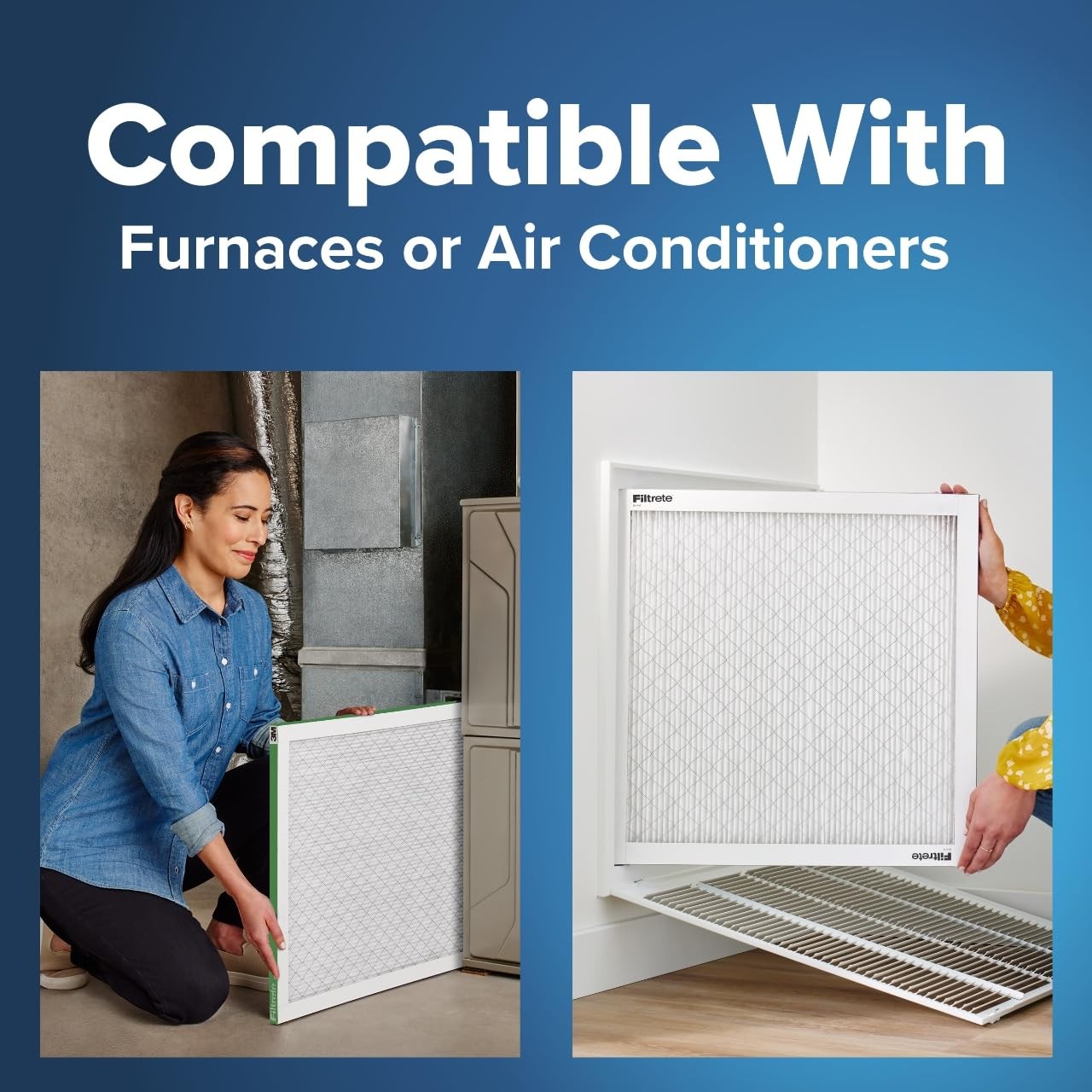 Filtrete 16X25X1 Air Filter Merv 8 Mpr 700 Tough On Pollen 4-Pack Ac Furnace