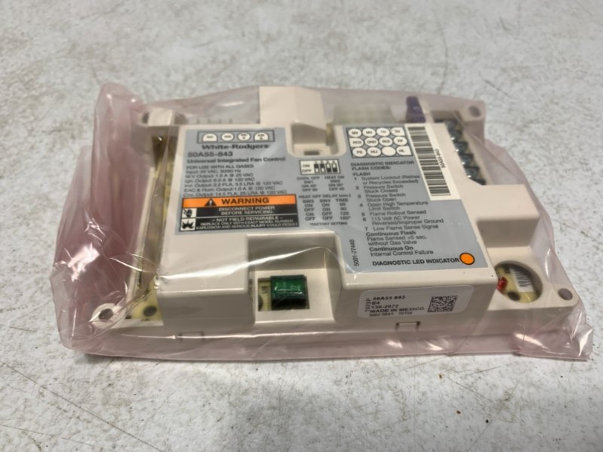 Emerson 50A55-843 Furnace Control Board 25 VAC