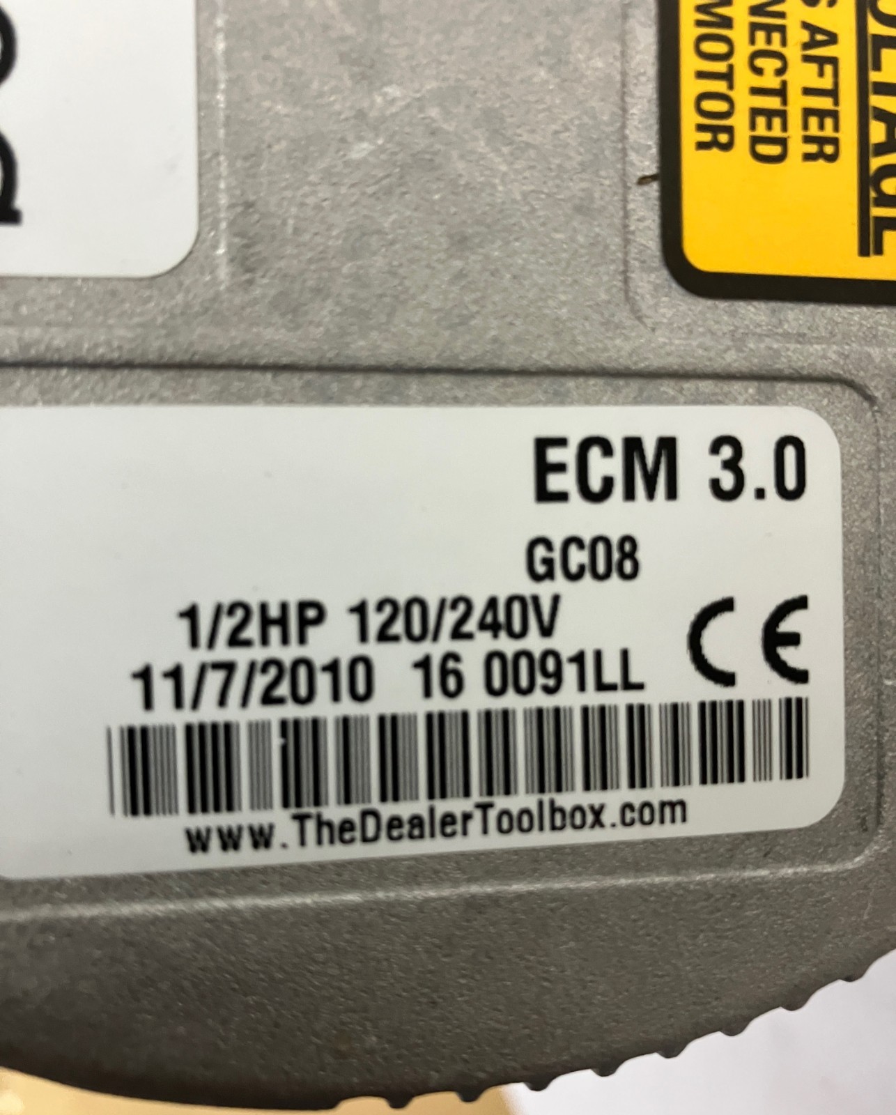 Genteq 5SME39HXL3006A Furnace Blower Motor Works Perfect OEM HD44RE122 ECM 3.0