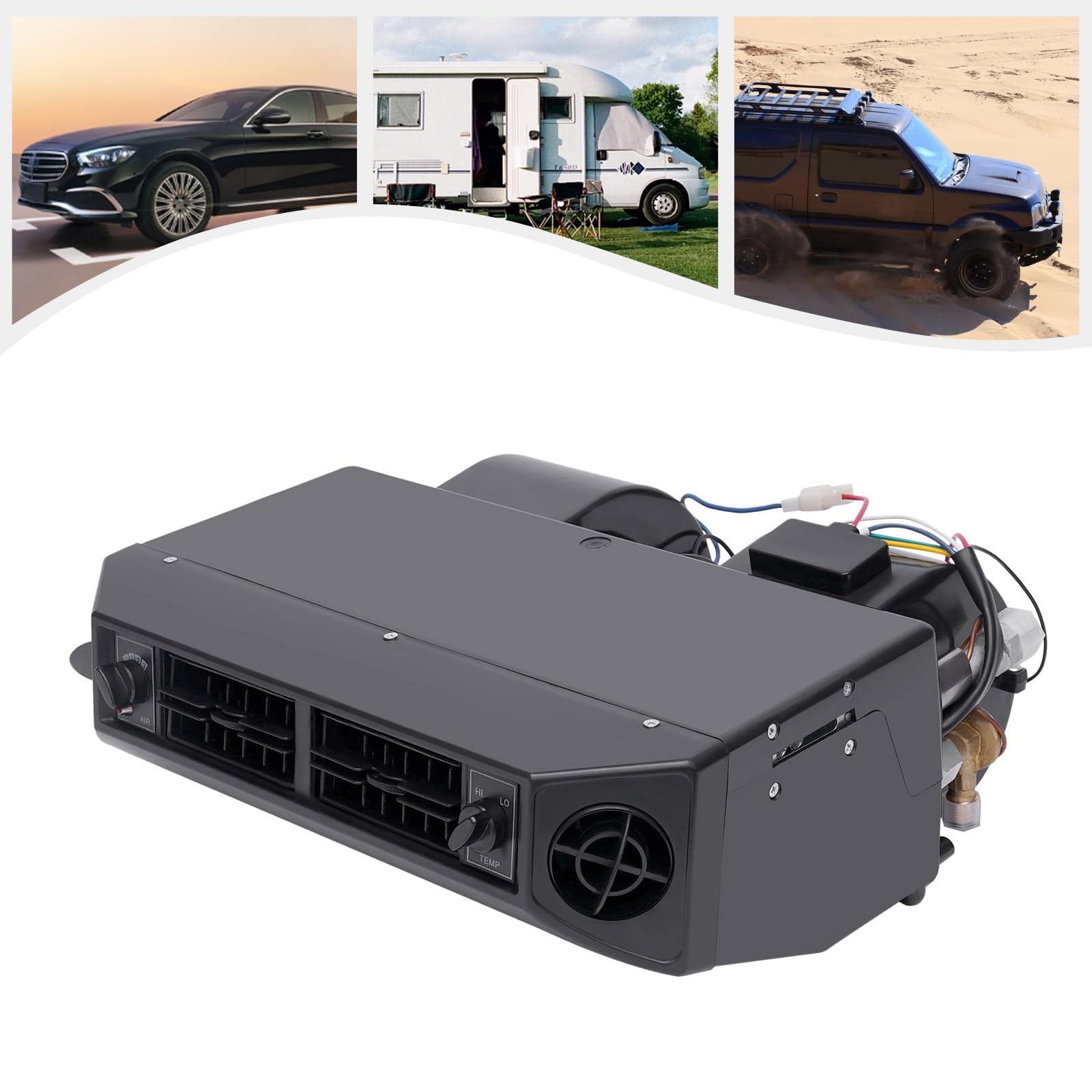 Universal A/C Evaporator Heater Kit 880FT/min 137BTU 3 Speed 12V for Car Truck