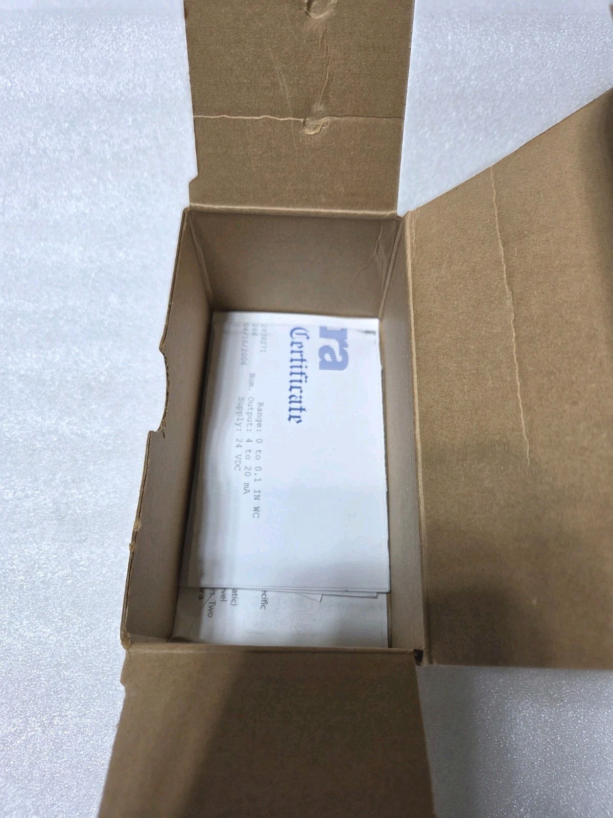 Setra 26410R1WD11T1G Differential Pressure Transducer, Model 264, N£W