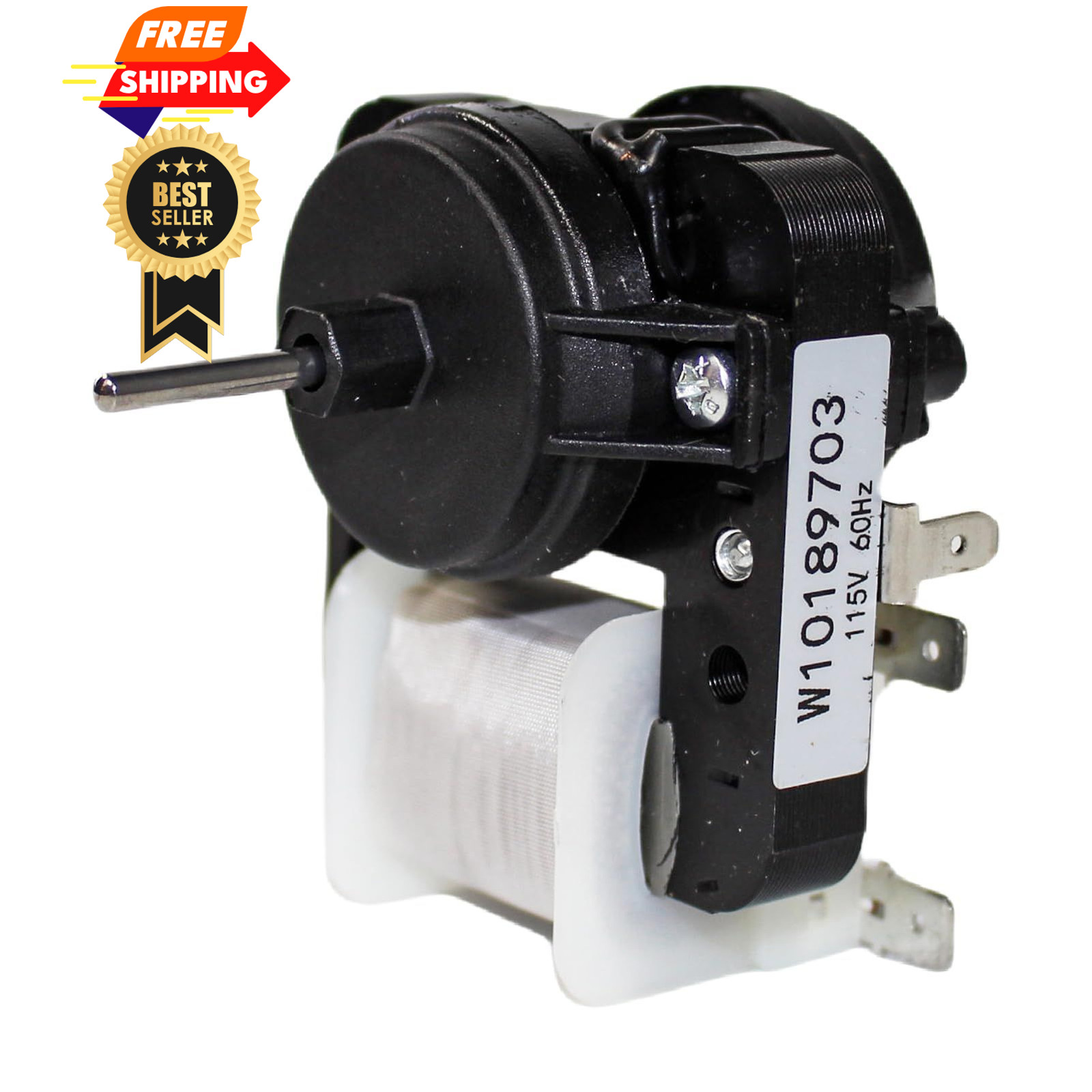 Ultra Durable W10189703 Refrigerator Evaporator Fan Motor for Whirlpool…