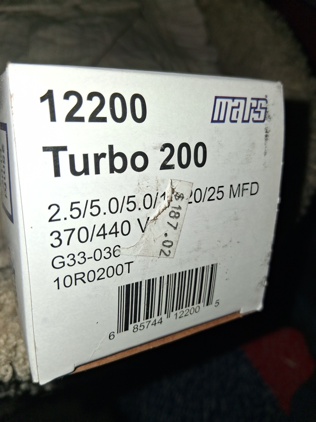 Mars 12200 Turbo 200&reg; Universal Capacitor – 2.5-67.5 MFD –