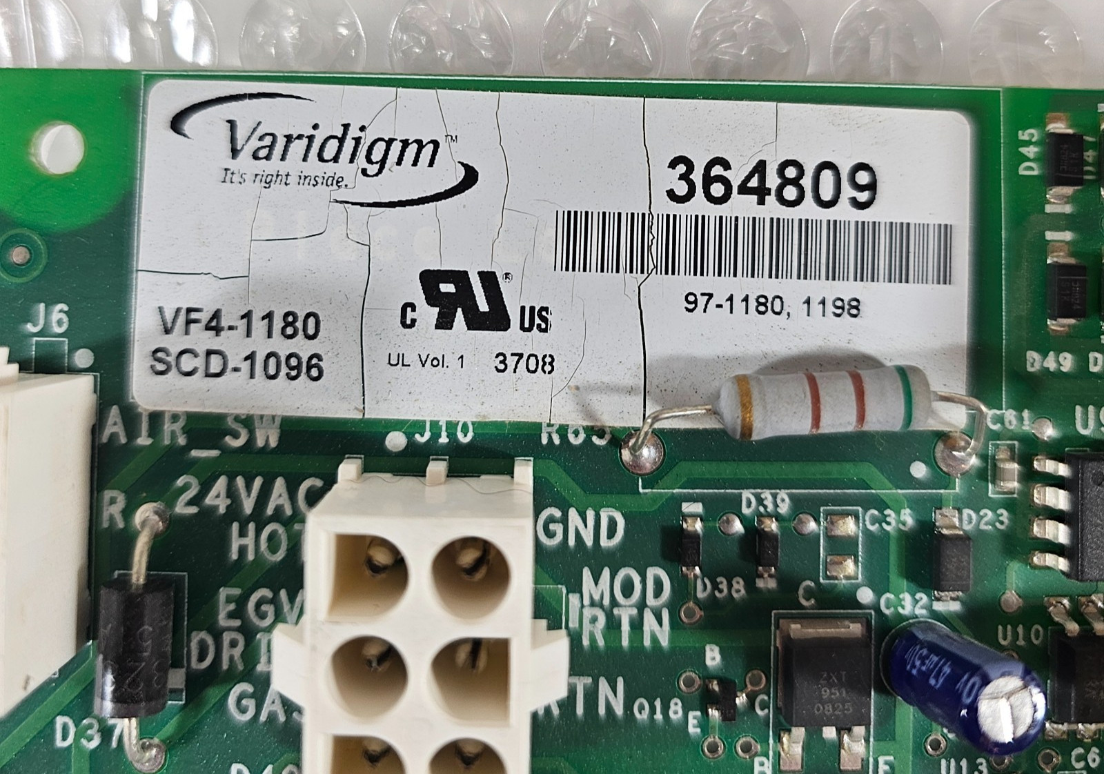 Varidigm 364809 Furnace Control Board OEM York Coleman Luxaire VF4-1180