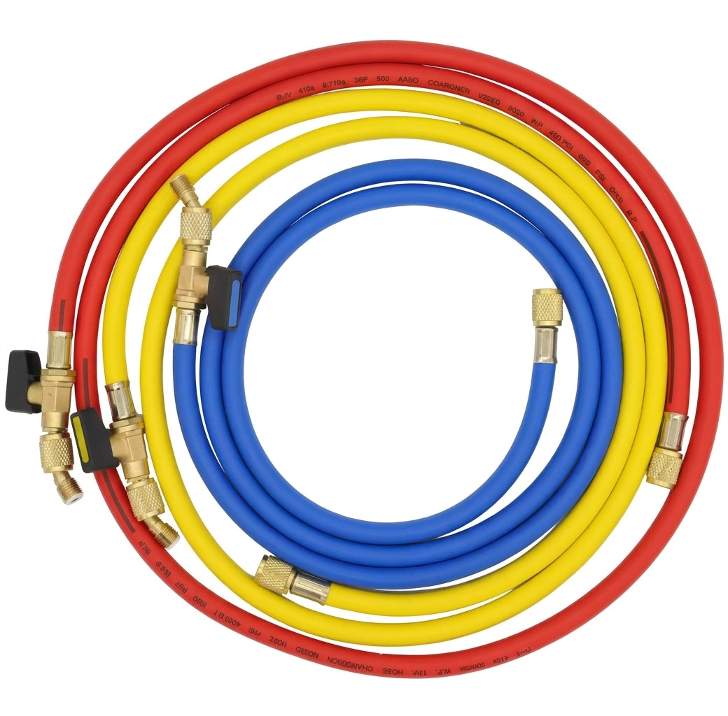 Yellow Jacket 29986 Plus II 1/4 Hose Ball Valve Refrigerant Charging Free Ship