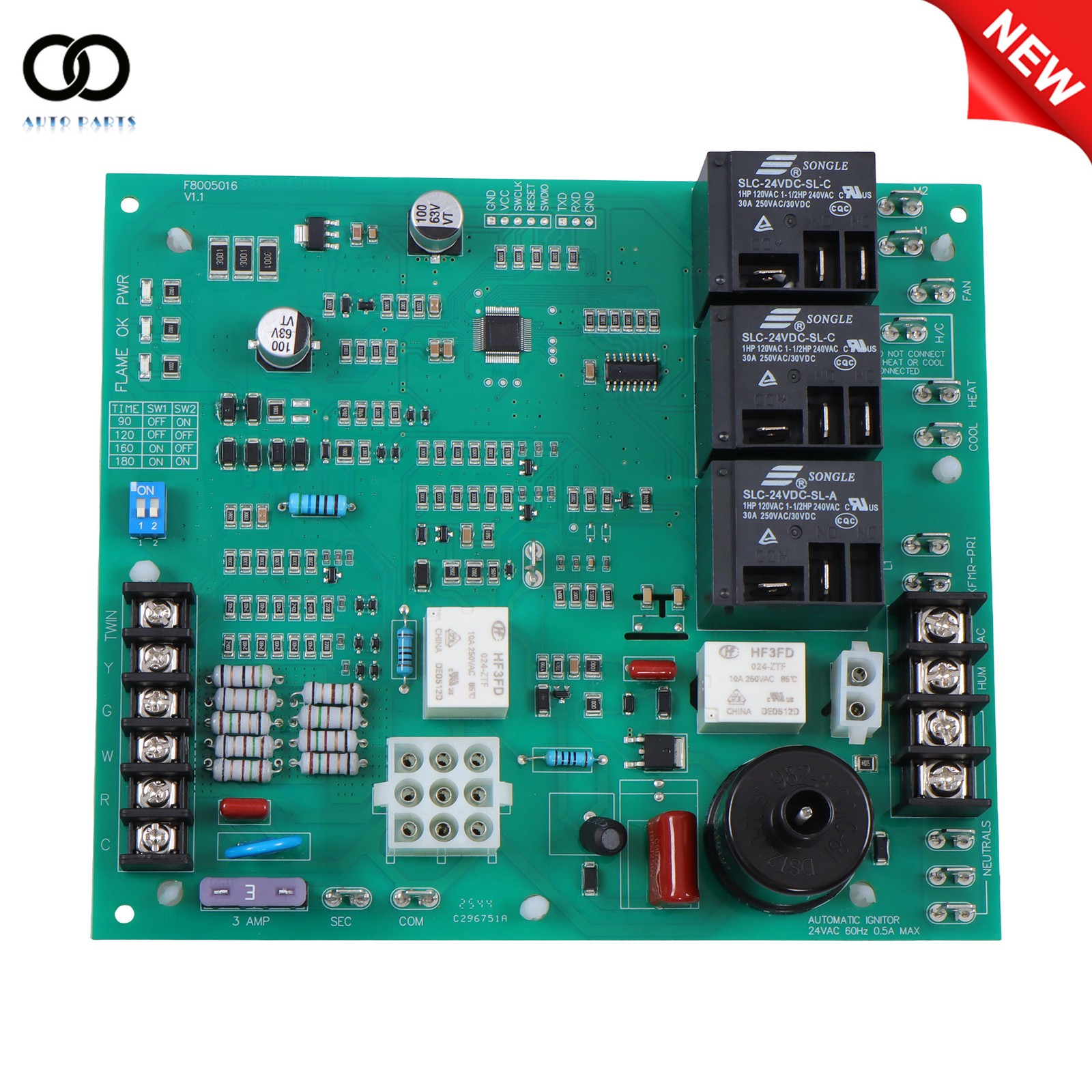 Furnace Control Board 62-24140-02 62-24140 Ignition Control Circuit Board ICM292