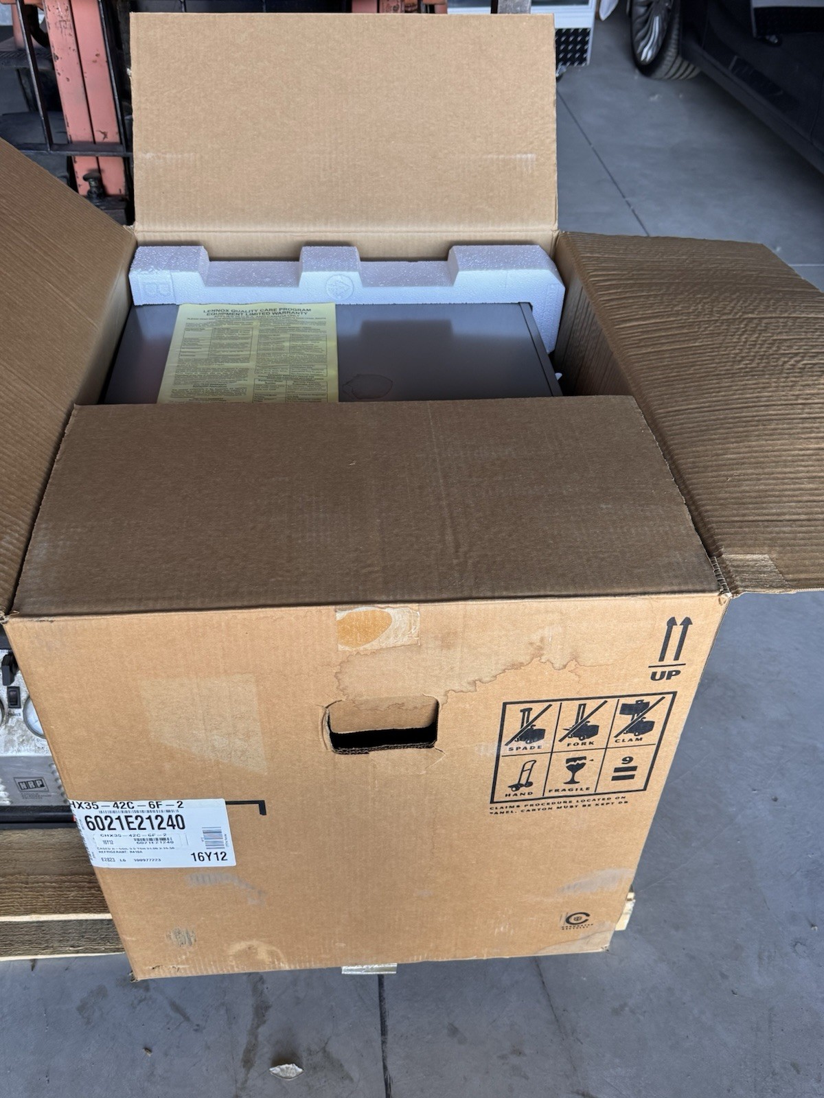 Lennox CHX35-42C-6F-2 Cased A-Coil 3.5 Ton R410A Evaporator Coil – Open Box