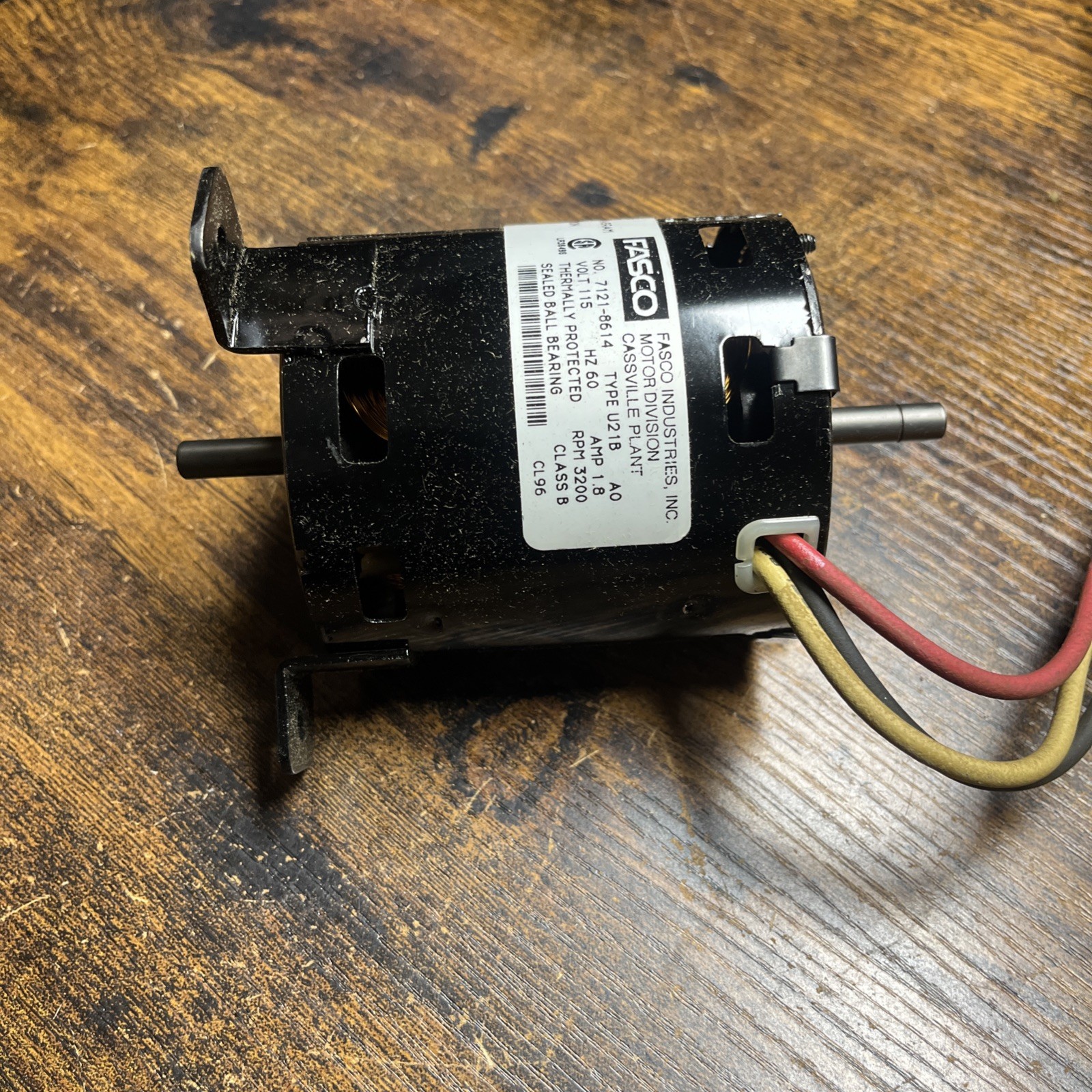 Fasco 7121-8614 Type U21B Draft Inducer Motor