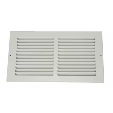 Ceiling/Wall Return Air Grille, 30 In W X 8 In H Opening, 660Cfm, White, Steel,