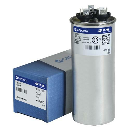American Standard Capacitor 35/4 uf MFD x 440 VAC # 25L757 Genteq Replacement