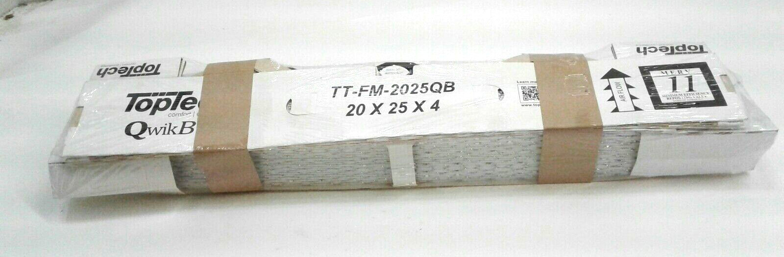 TopTech QwikBox TT-FM-2025QB OEM Replacement Filter 20″x 25″x 4″ MERV 11 Qty. 1