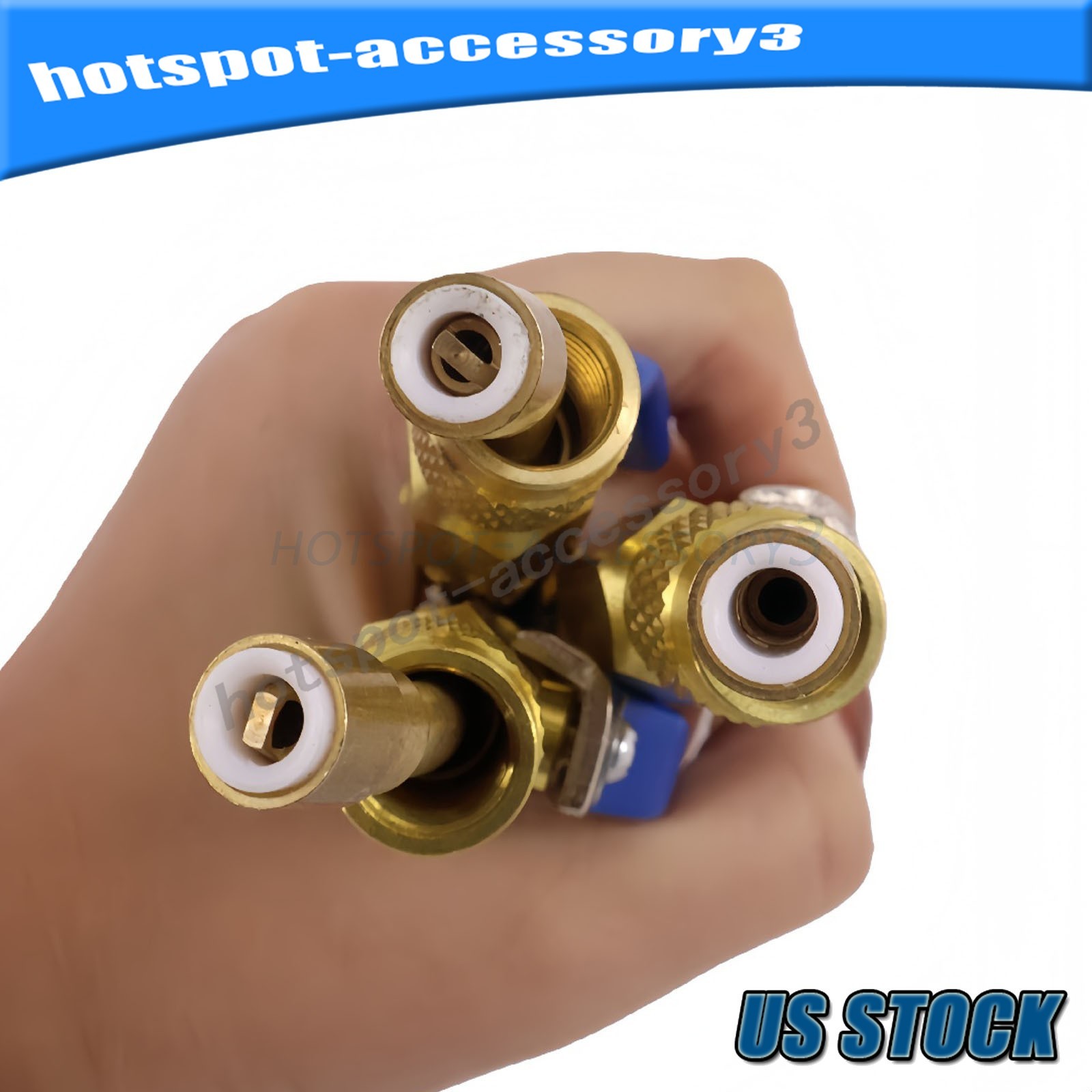 For 29986 Plus II 72″ HVAC Charging Hose Set 1/4″ (3-Pack) USA