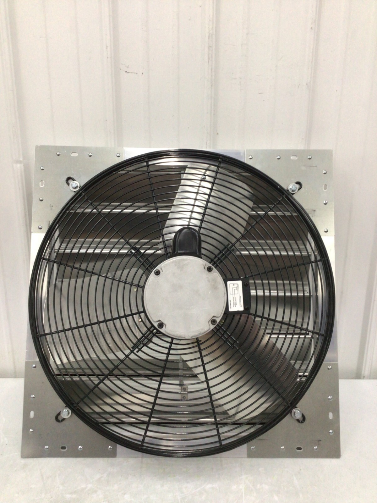 Dayton 484X46 Shutter Mount Exhaust Fan, 24 In Dia Blade, 1/4 Hp, 1 Phase
