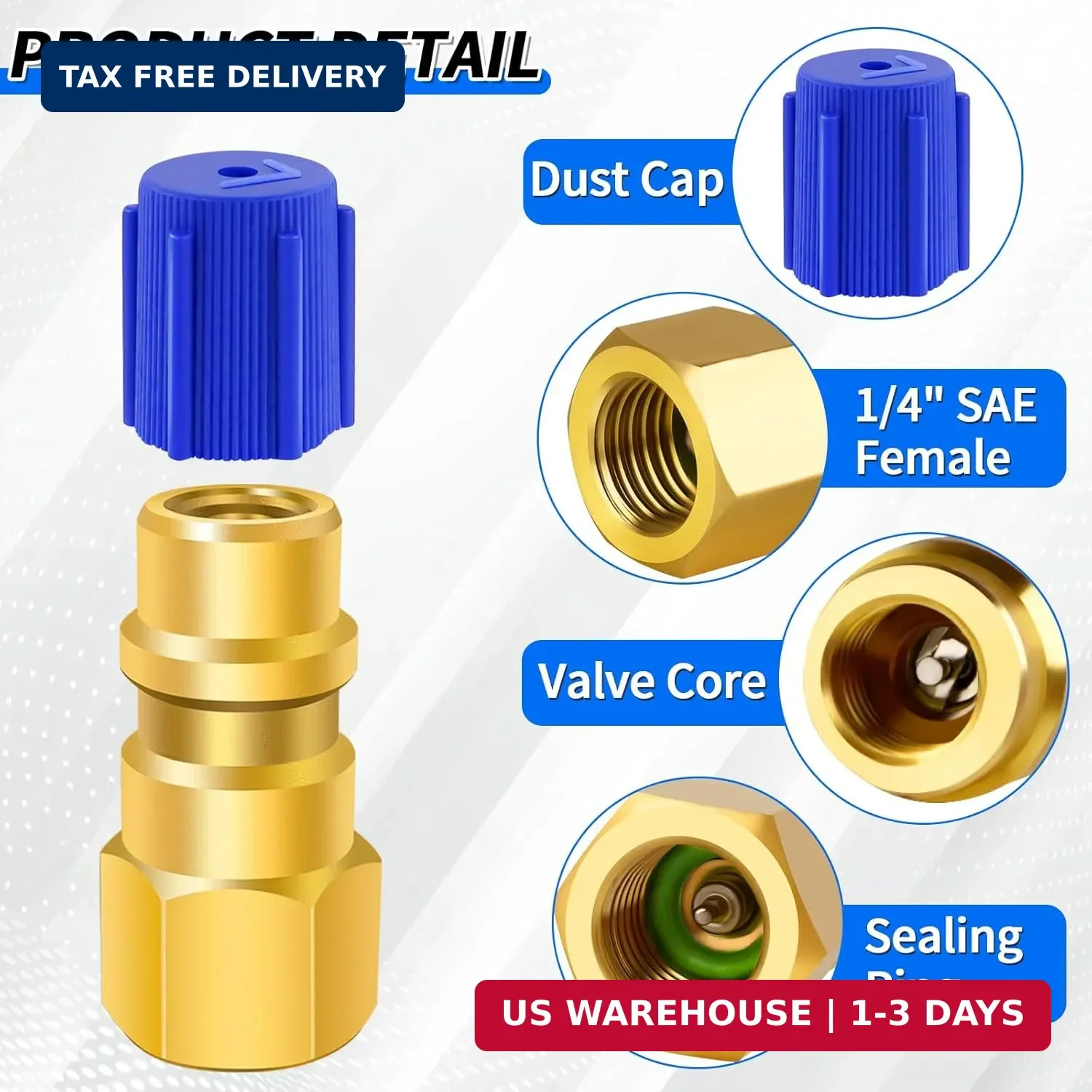 A/C R12 to R134A Retrofit Valve Kit BPV31 Piercing Valve HVAC Refrigerant Set