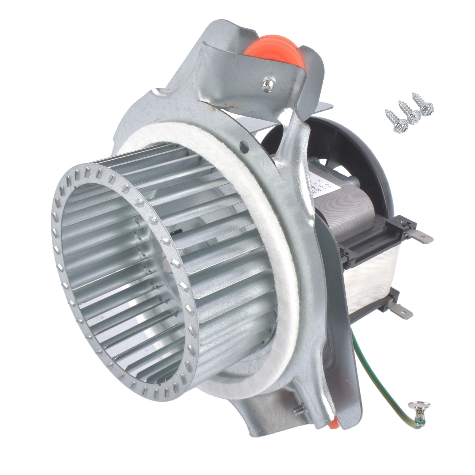 1x Exhaust Motor Assembly Silver 115 V 60 Hz 3000 RPM Fits for Carrier Furnaces