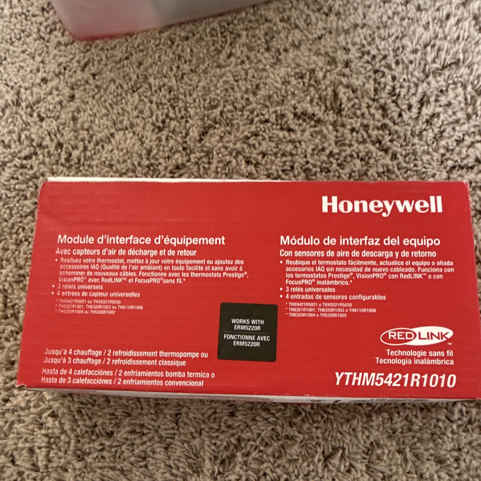 Honeywell RedLINK Equipment Interface Module (EIM) YTHM5421R1010 Thermostat