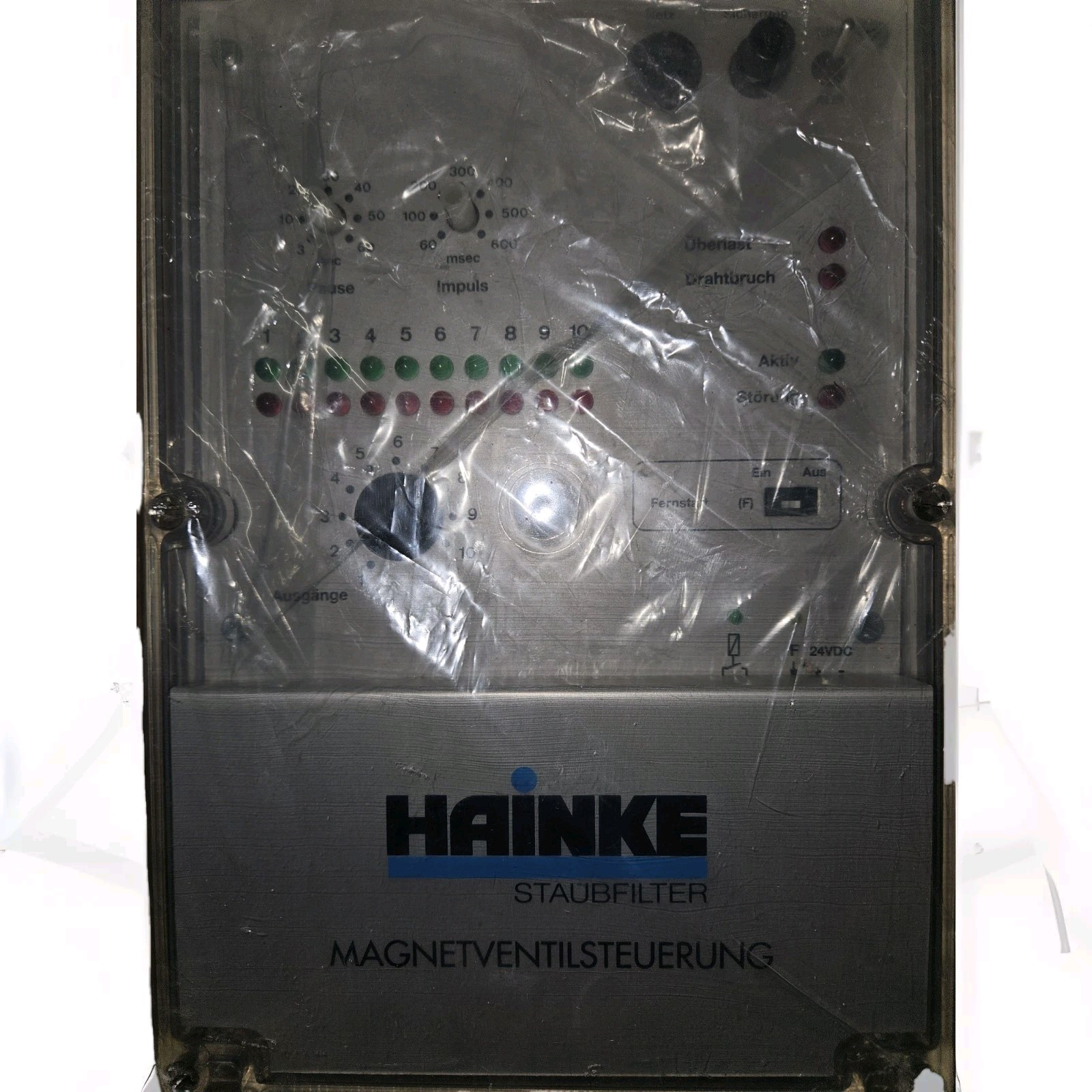 Hainke IFC 10 E, 24V Solenoid Valve Control Controller, 10 Solenoid Valves, New New