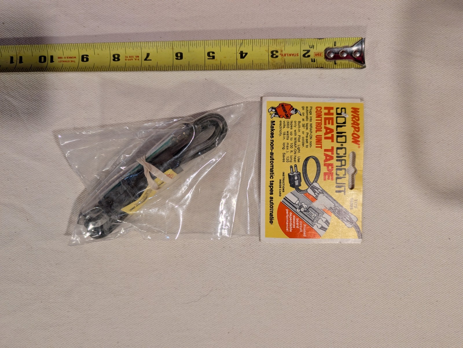 Wrap-On TCU 18325 Control Unit w Pilot & Auto Thermostat For 120V Heat Tape Runs