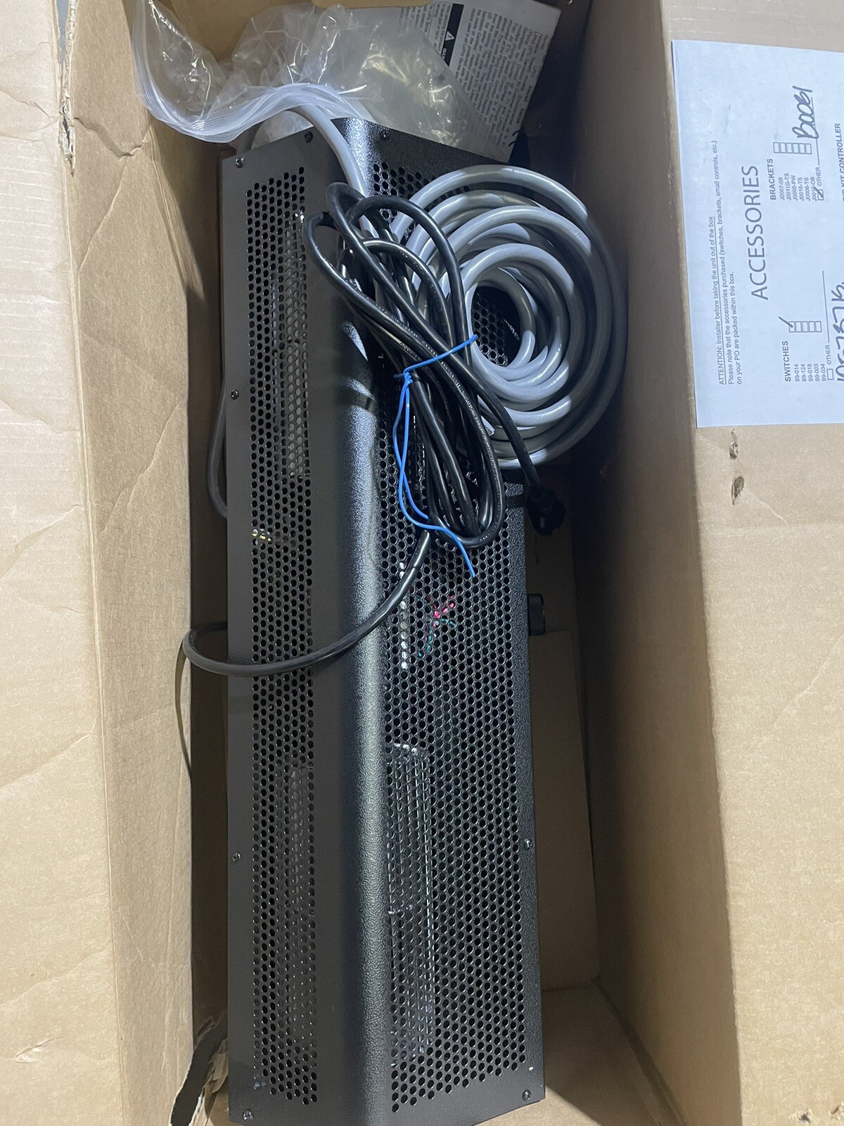 MARS LPV225-1UA-OB Air Curtain,Low Profile,2 Ft.