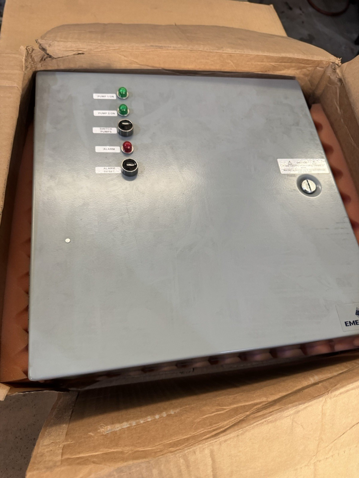 Emerson 851-4396 Enclosed Industrial Control Panel – UL 508A – 120VAC – Type 1