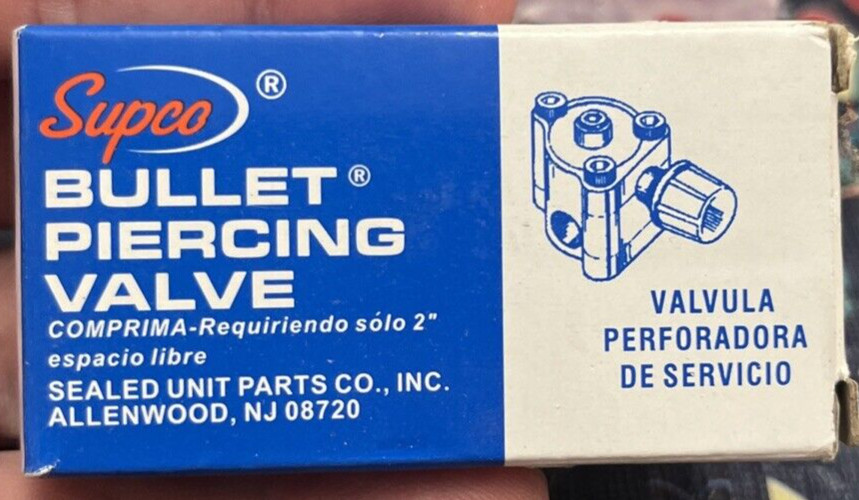 NEW Supco BPV21 Bullet Piercing Valve Copper Tubing 1/2″ & 5/8″