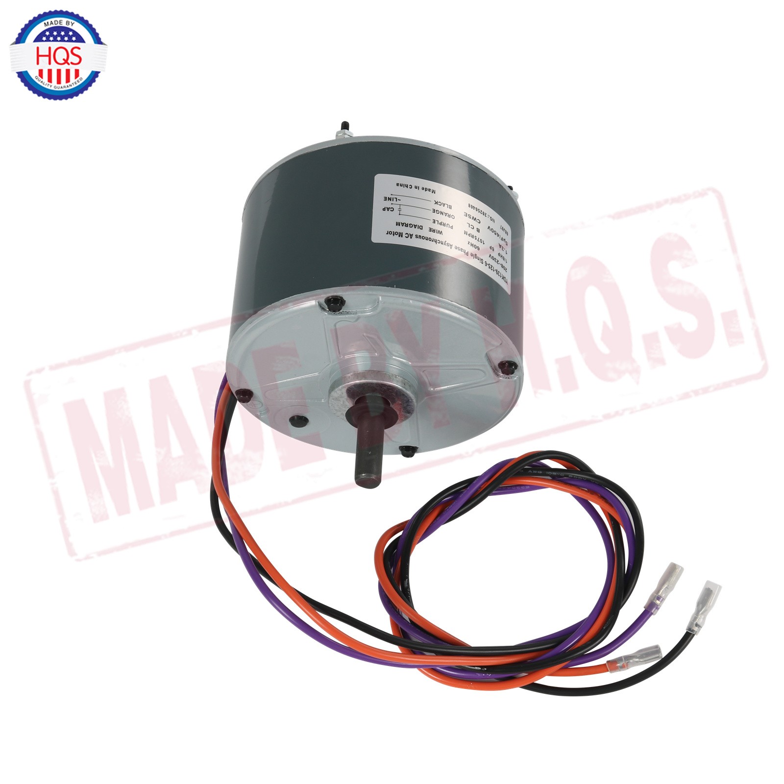 Condenser Fan Motor, 1/6 HP, 208-230 Volts For Lennox 68J97 – Interlink 68J9701