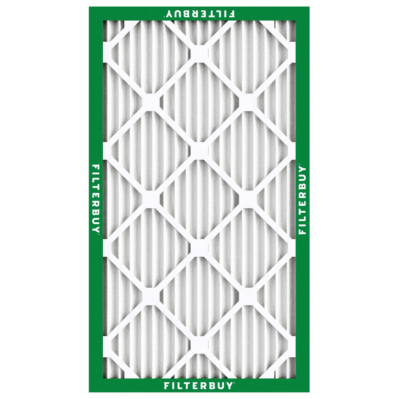 Filterbuy 16X25X1 Air Filter Merv 8 Essential Dust Allergy Defense 6-Pack