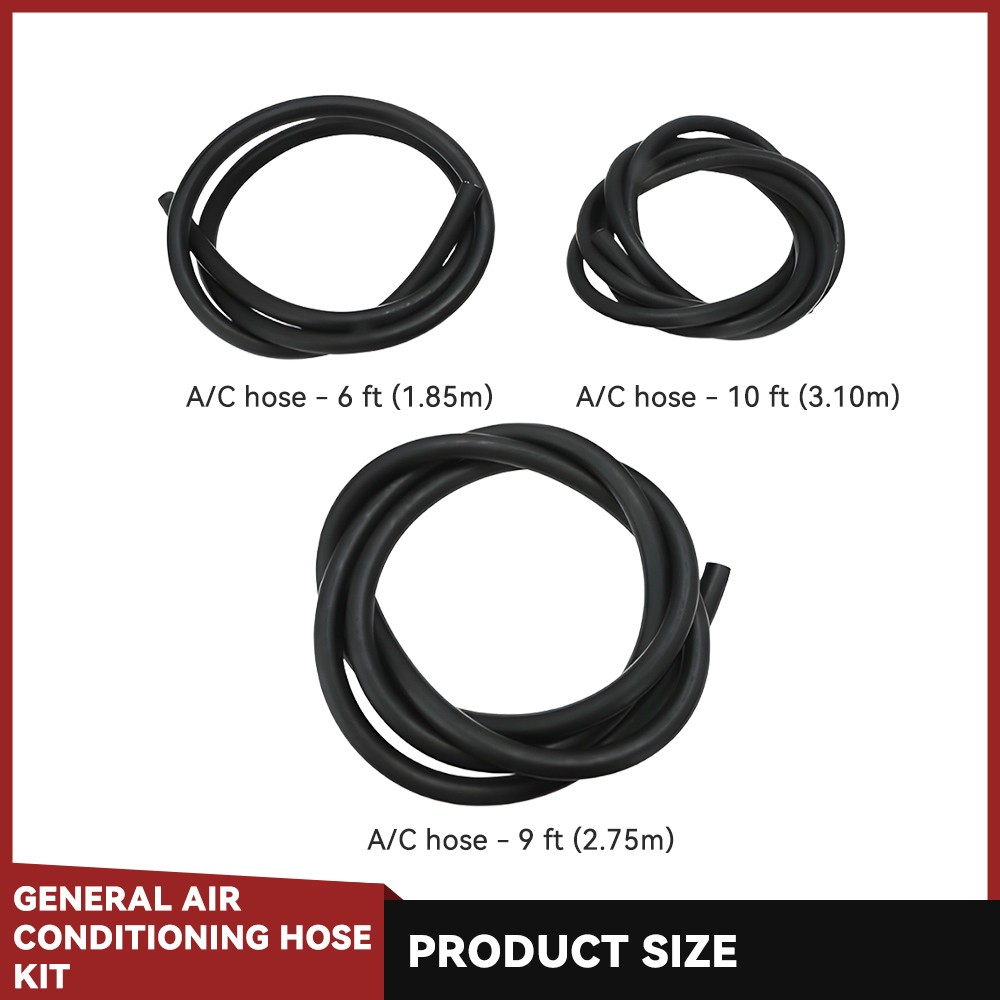 Universal Air Conditioning Hose Kit for Cars Trucks Vehicle AC – Extended Hose