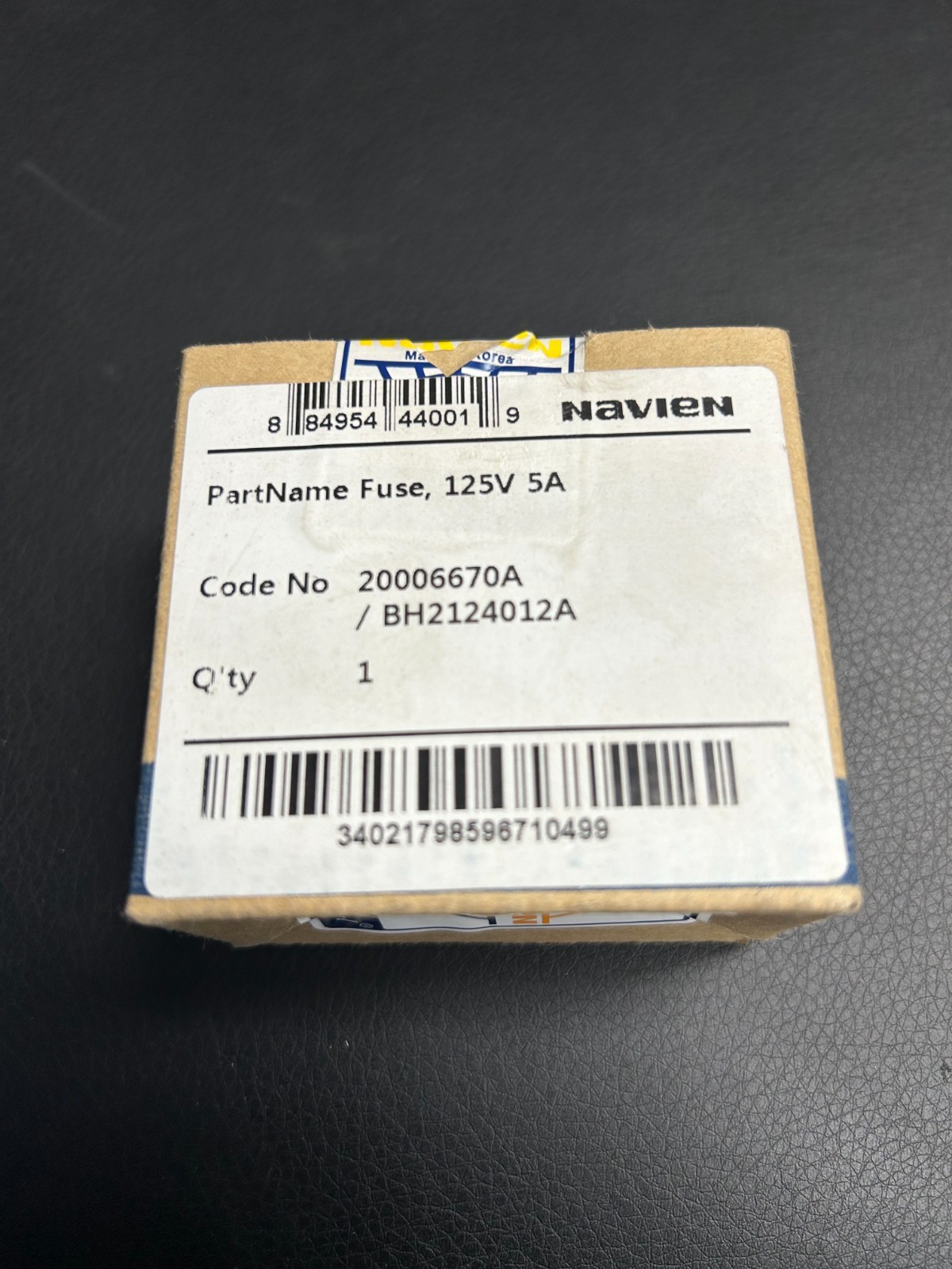 NAVIEN Fuse 125V 5A – 20006670A / BH2124012A