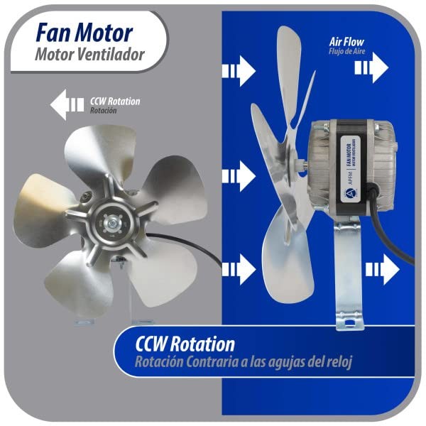 Appli Parts APFM-161E 16W Condenser and Evaporator Fan Motor 115V 60Hz…