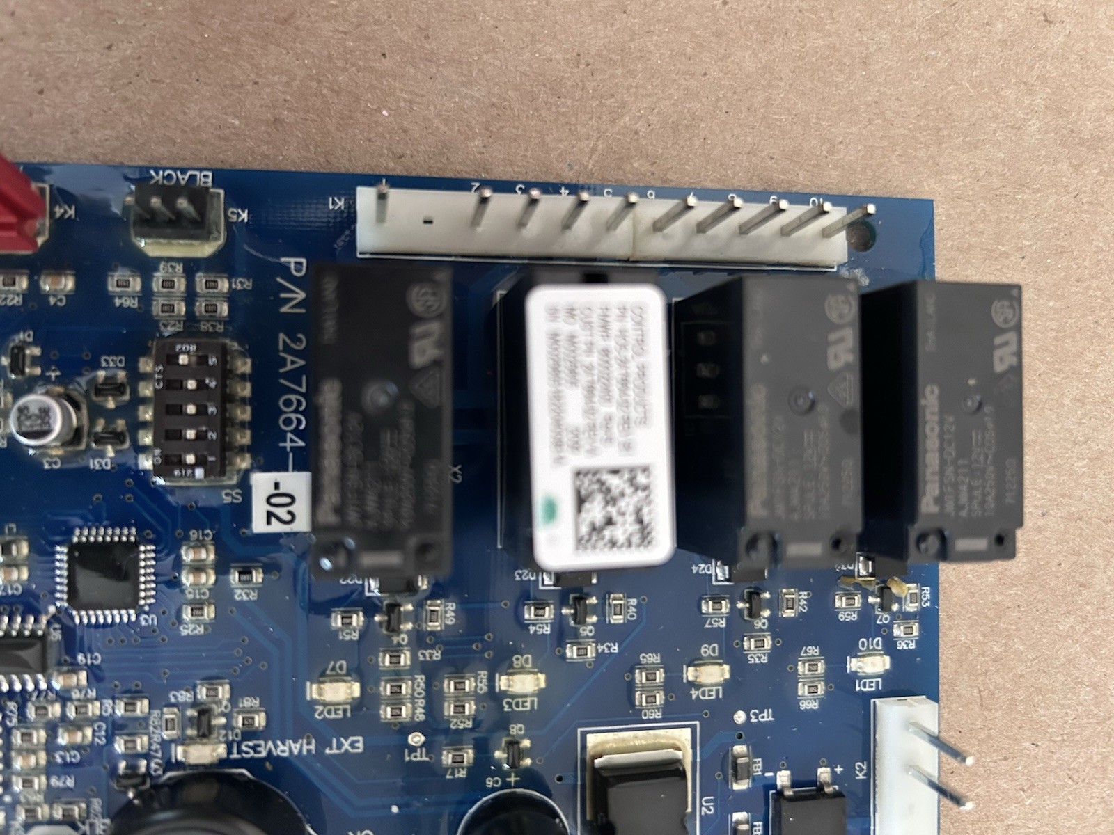 Hos -2A7664-02 Rev B1 Ice Machine Control Board Blue