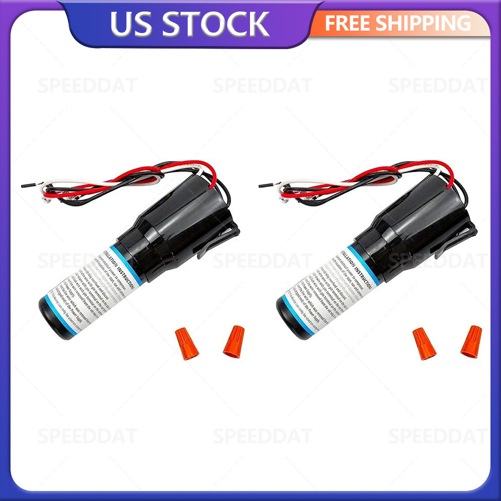 For Refrigerator 1/2HP 115VAC 2Pcs 3 in 1 Relay Hard Start Capacitor Kits RCO210