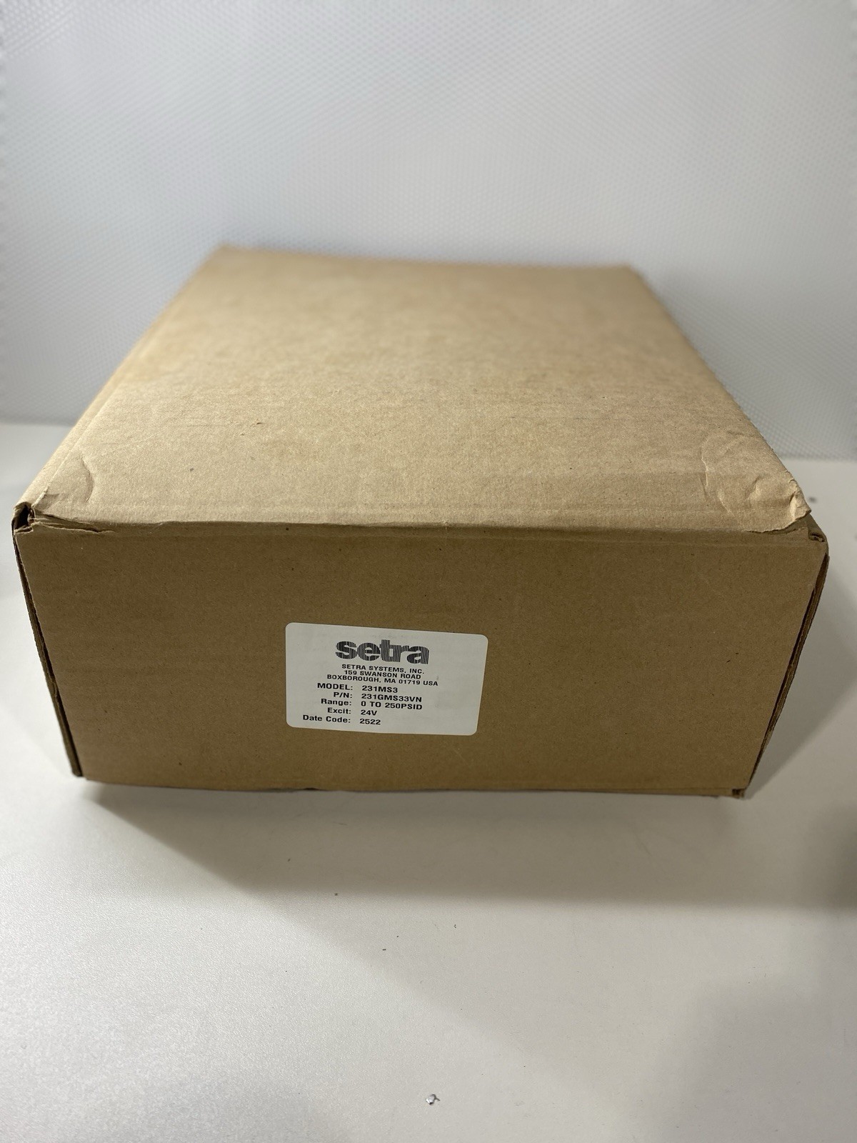Setra Model 231MS1 P/N 231GMS33VN Wet to Wet Pressure Transducer With Manifold