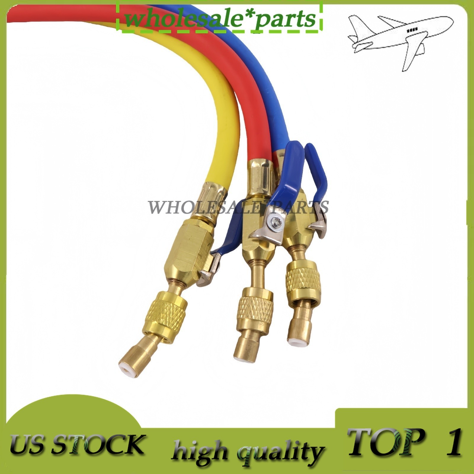 29986 3X Plus II 1/4″ Hose with Compact Ball Valve End Refrigerant Charging Hose