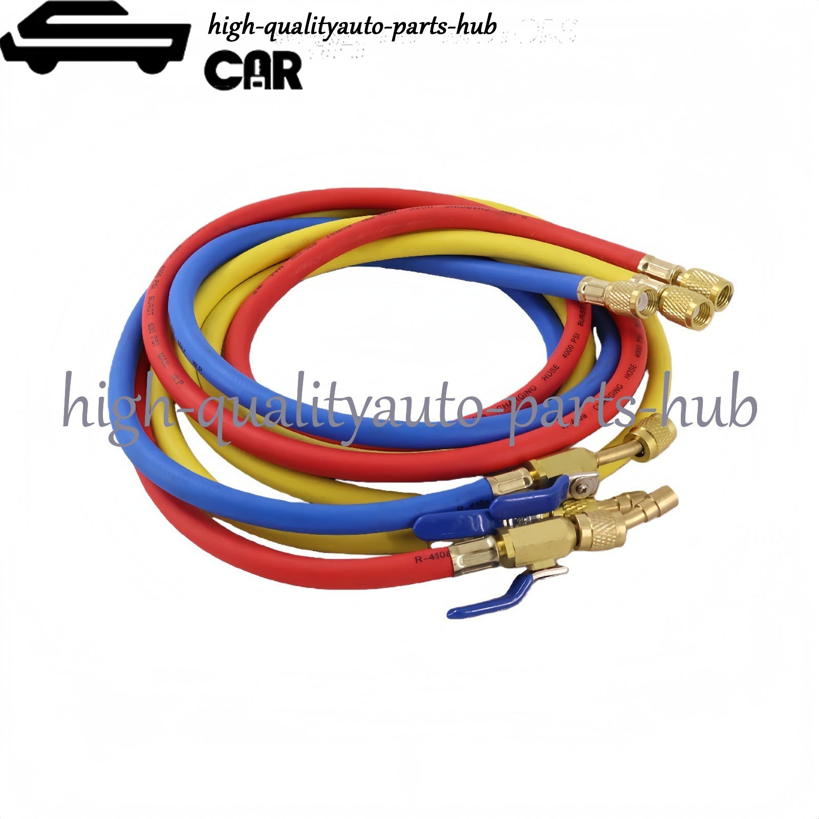 3Pack 29986 Plus II 1/4″ Hose with Compact Ball Valve 72″ for R-410A Refrige US