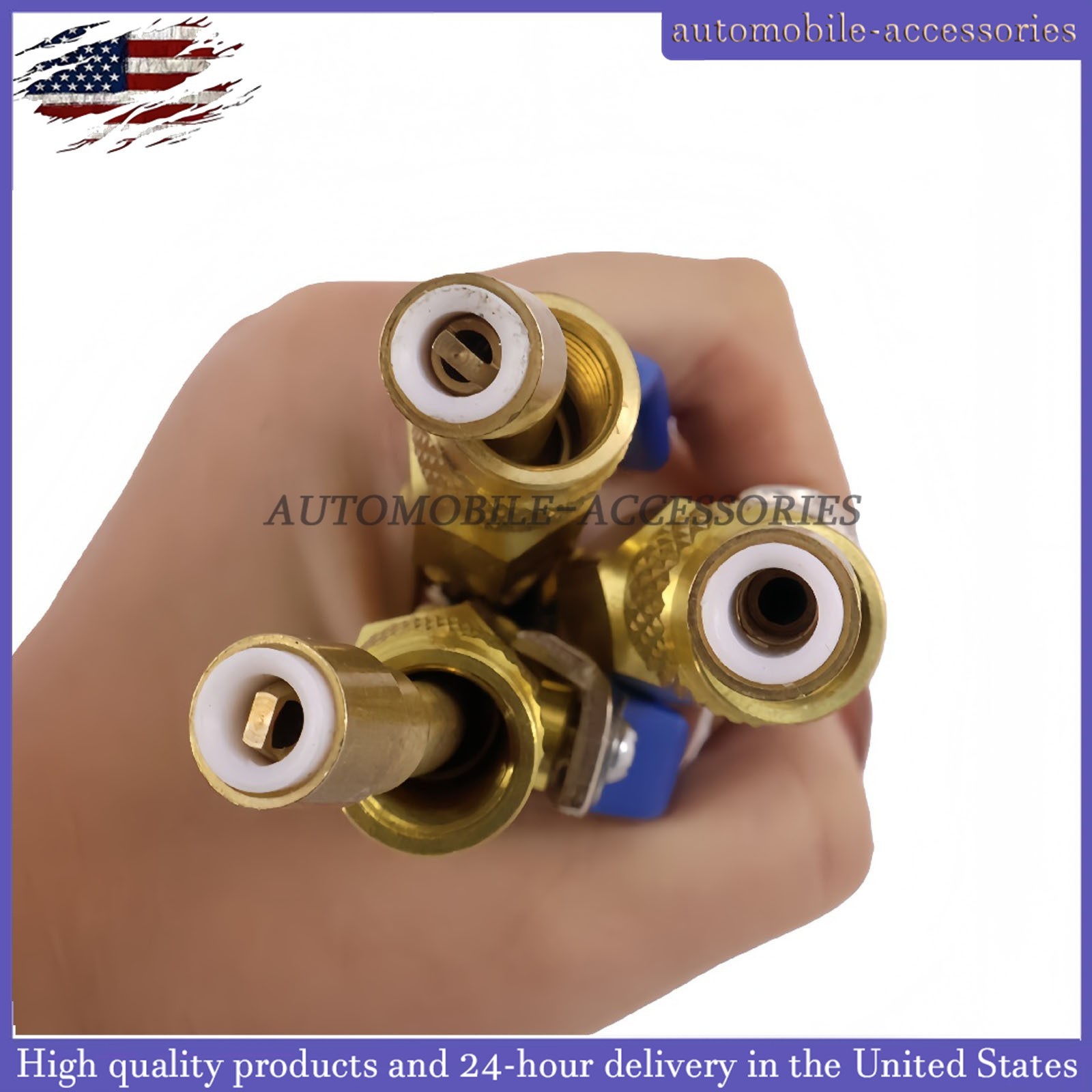 NEW For R-410A Refrige 3Pack 29986 Plus II 1/4″ Hose with Compact Ball Valve 72″