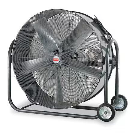 Dayton 1Ynw7 Standard Duty Air Circulator, Floor Mount, 36 In Blade Dia, 115V,