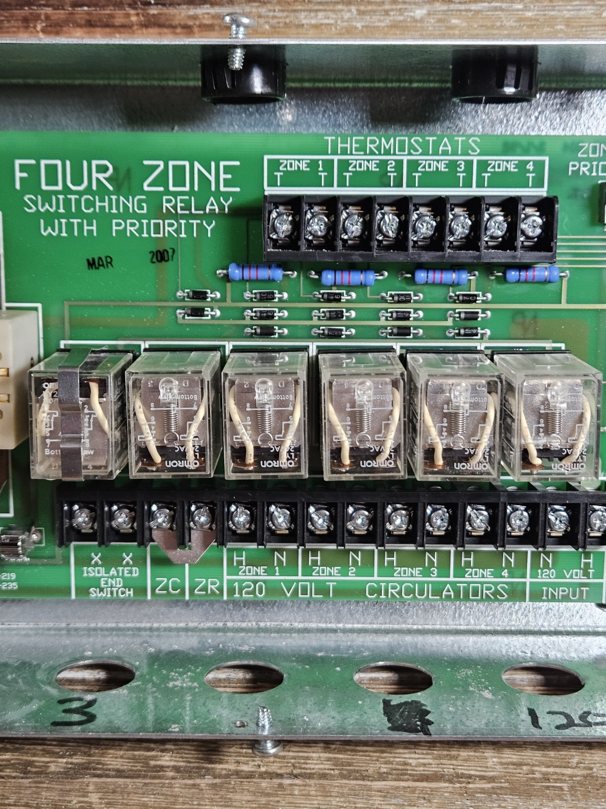 Taco SR504 Four Zone Switching Relay Boiler Control Free Shipping & Handling