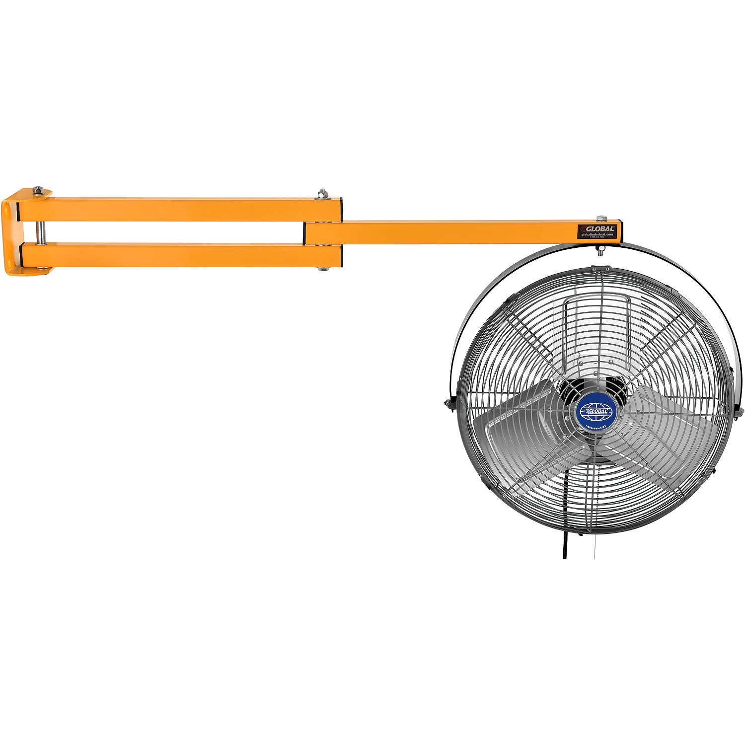 Global Industrial 18″ Double Arm Loading Dock Fan 3000 CFM 120V