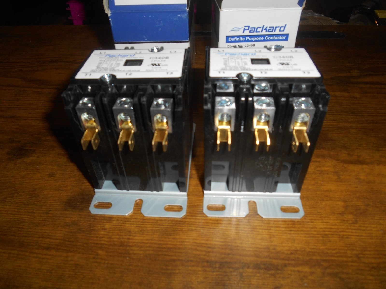 2 – Packard C340B Contactor 40 Amps 3 Pole 120 Volt Coil