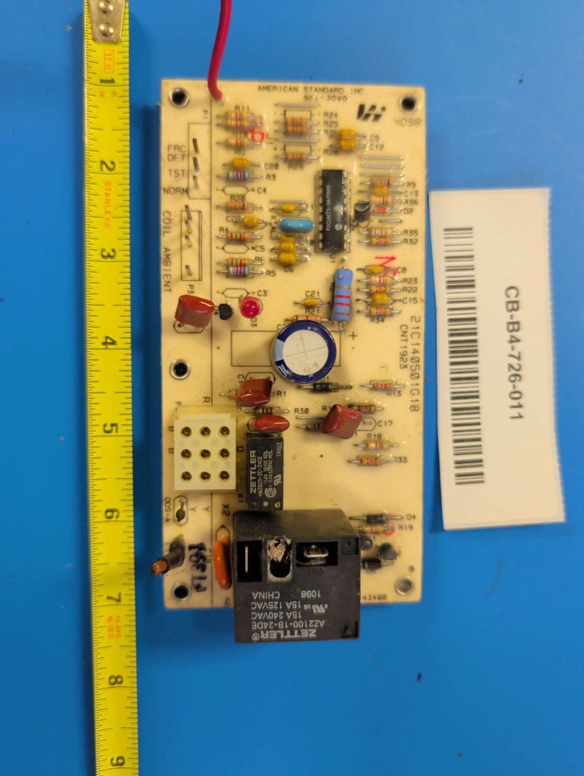 CNT1923 AMERICAN STANDARD 21C140501G18 Defrost Control Board