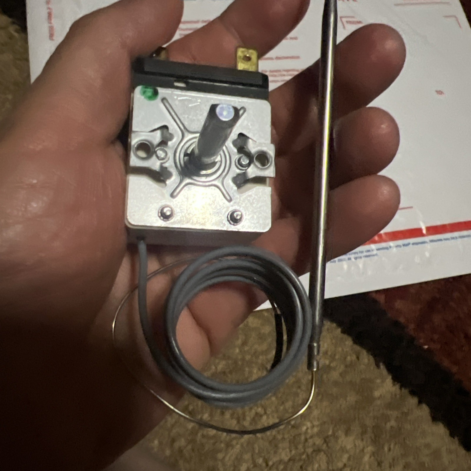 Ego 55.13574.010 Thermostat 360°C