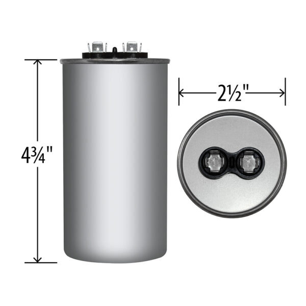 14258 – Mars OEM Replacement Run Capacitor 440/370 VAC 70 MFD Round